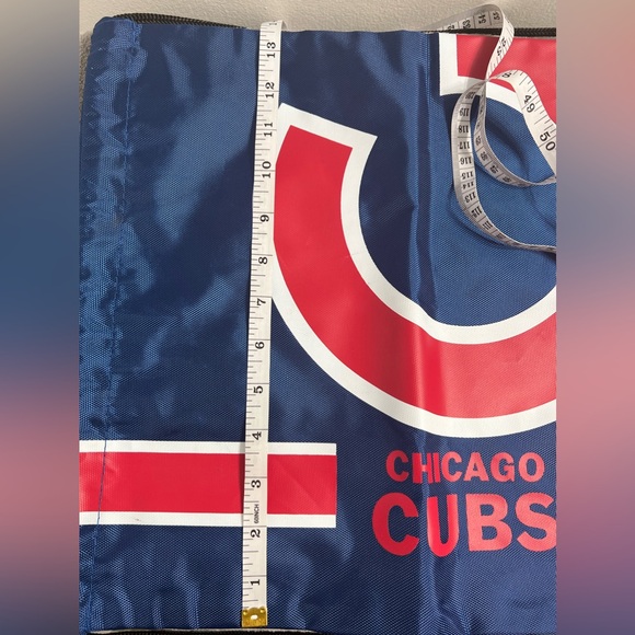 Chicago Cubs Big Logo Drawstring Backpack - Picture 4 of 9